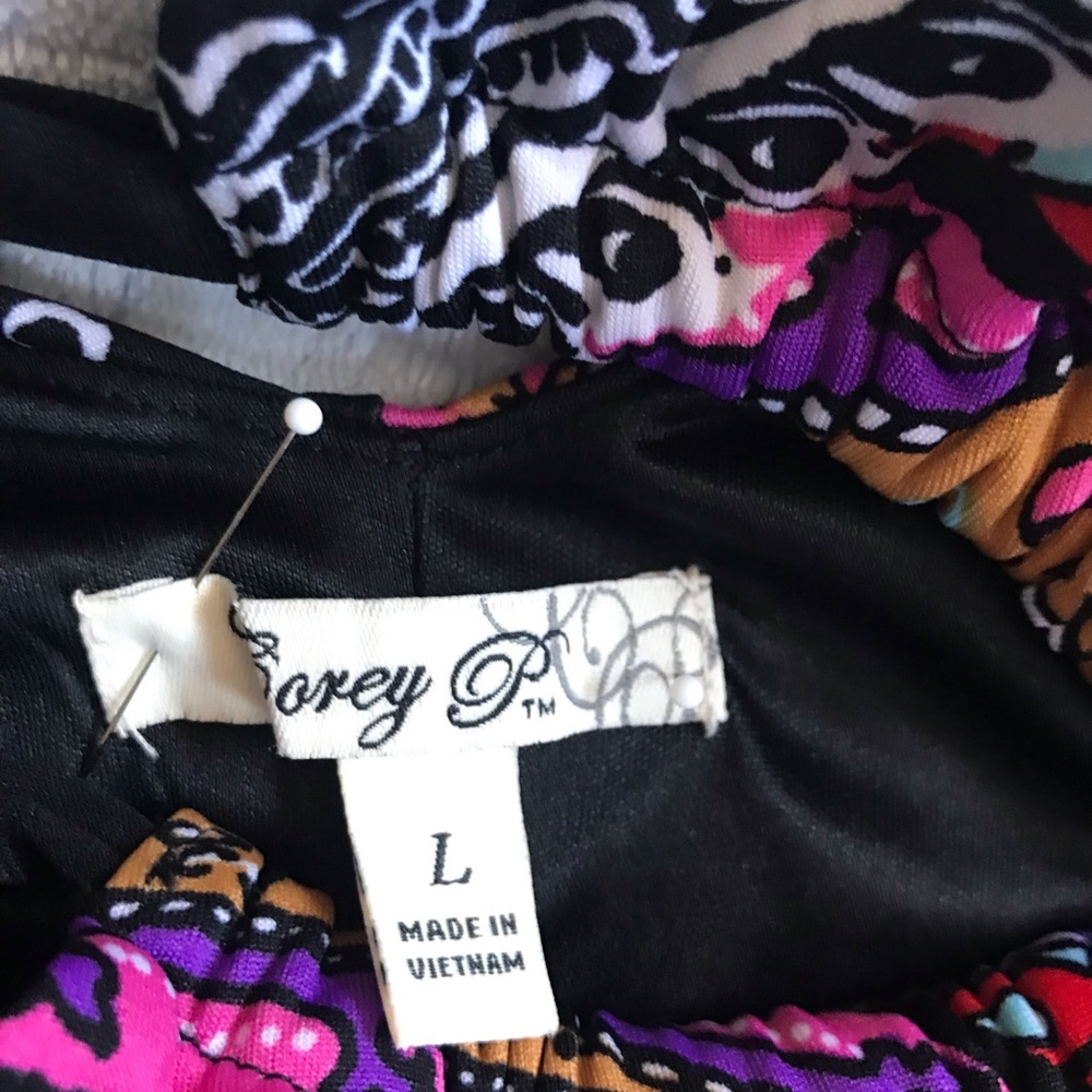 Cory L summer dress maxi length never worn 60’s print - Picture 6 of 6